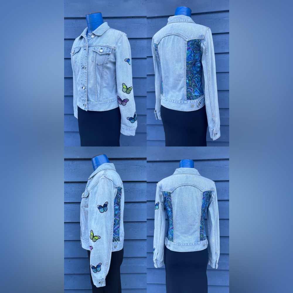 Custom Psychedelic Butterfly Jacket